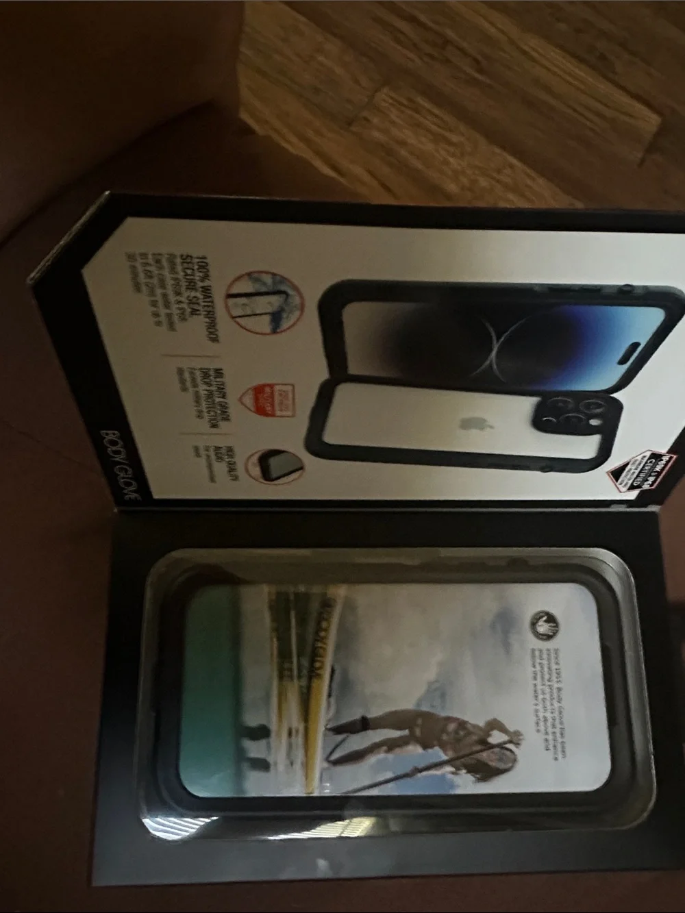 Body Glove Tidal Waterproof Case for iPhone 14 Pro - Black and Clear